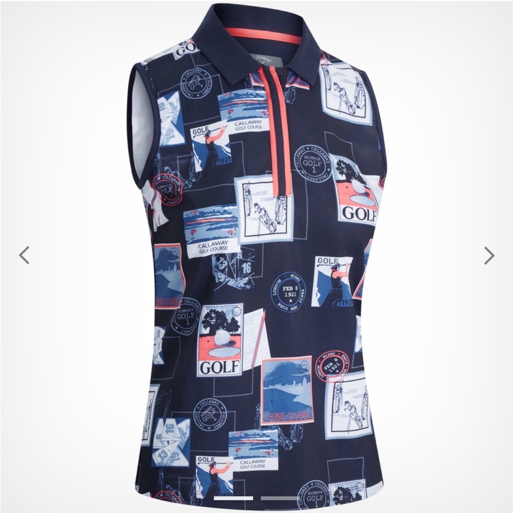 Callaway Postcard Golf Polo